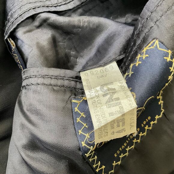 Brooks Brothers wool Blazer Mens 43R Black Chalk Stripe Pinstripe Sport Coat USA - Picture 13 of 14